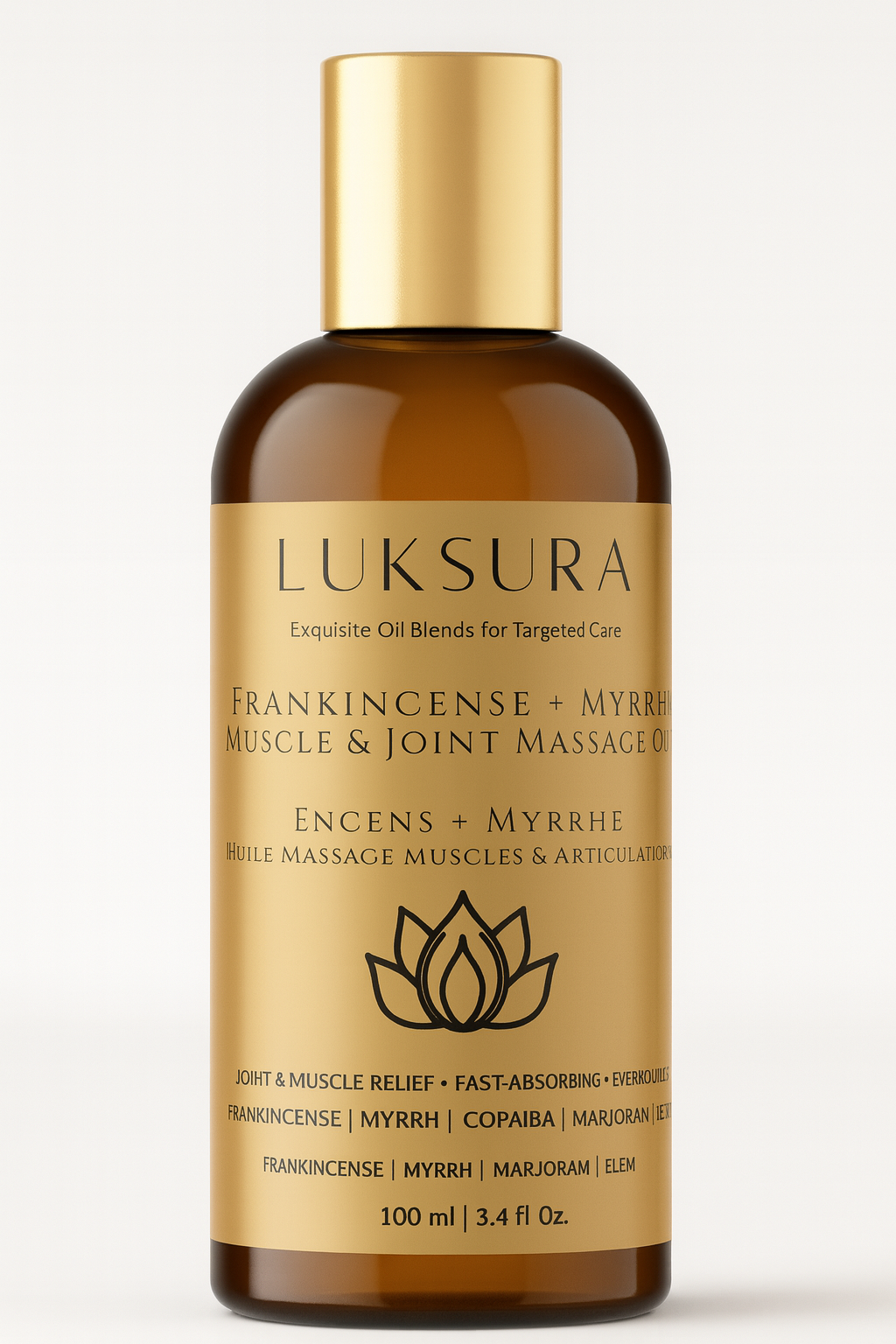 Frankincense + Myrrh Muscle & Joint Massage Oil