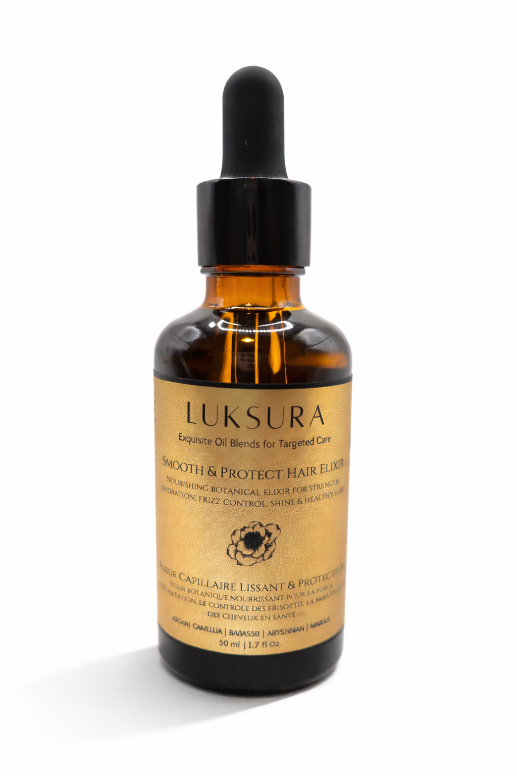 Smooth & Protect Elixir Nourishing Botanical Elixir for Strength, Shine, Hydration & Frizz Control
