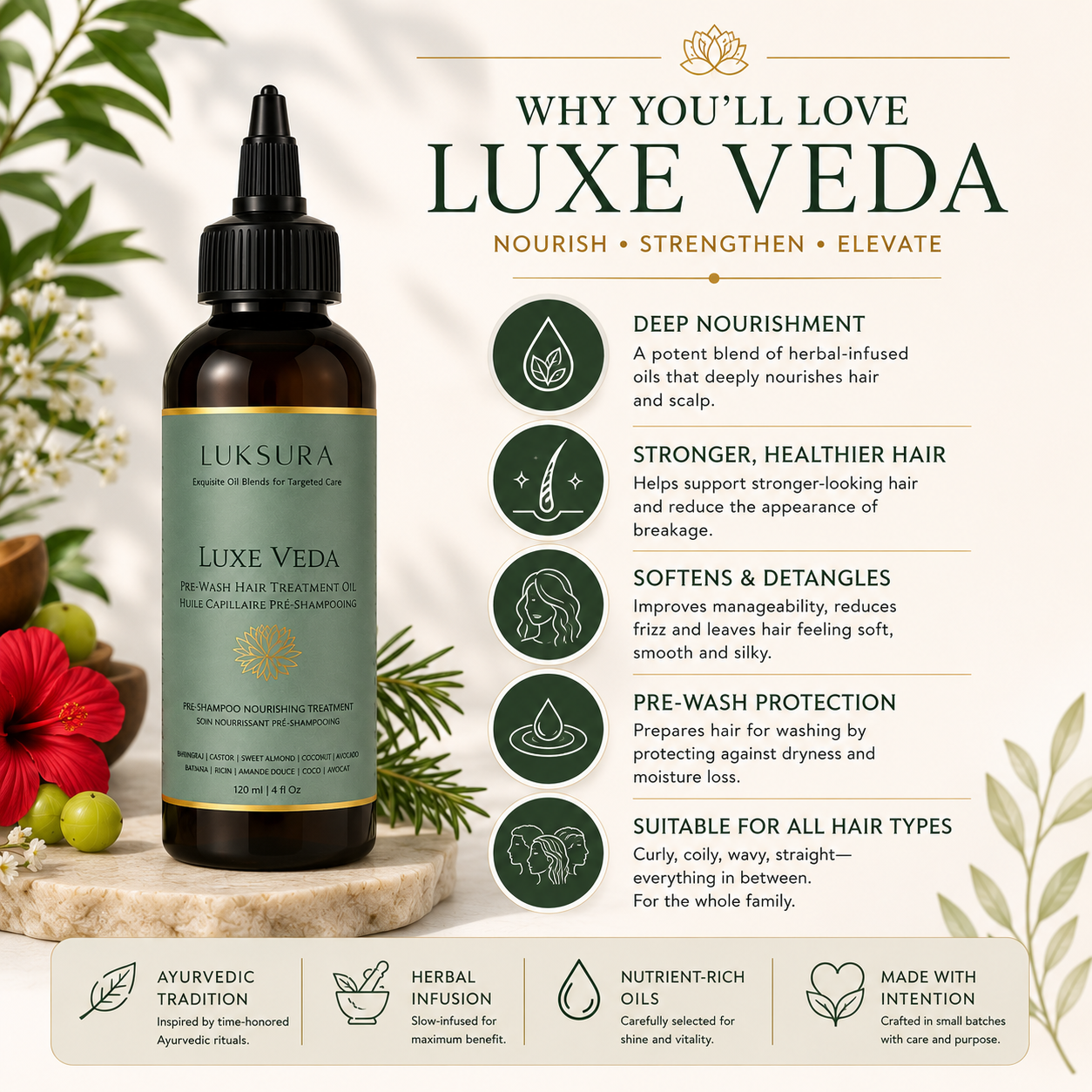 Luxe Veda Pre Wash Treatment