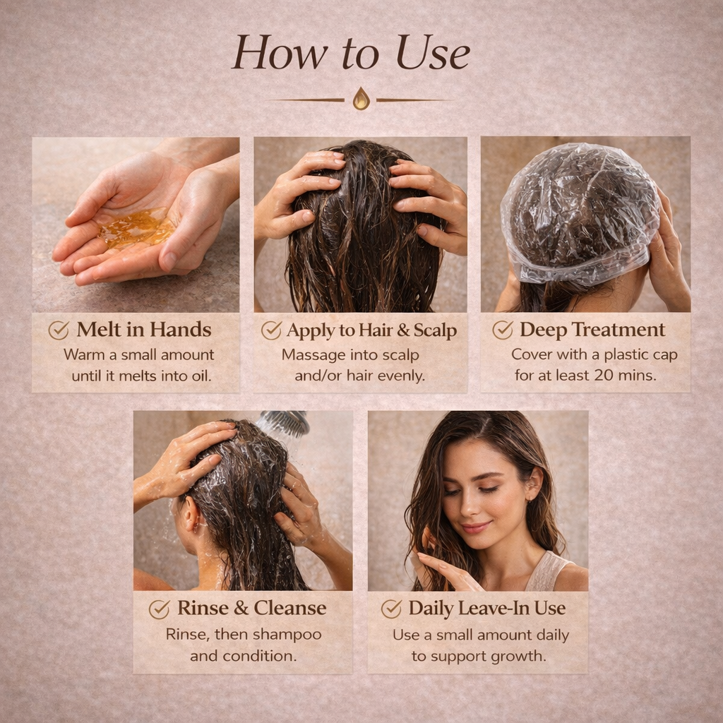 100% Raw Batana Oil for Hair Growth and Scalp Health