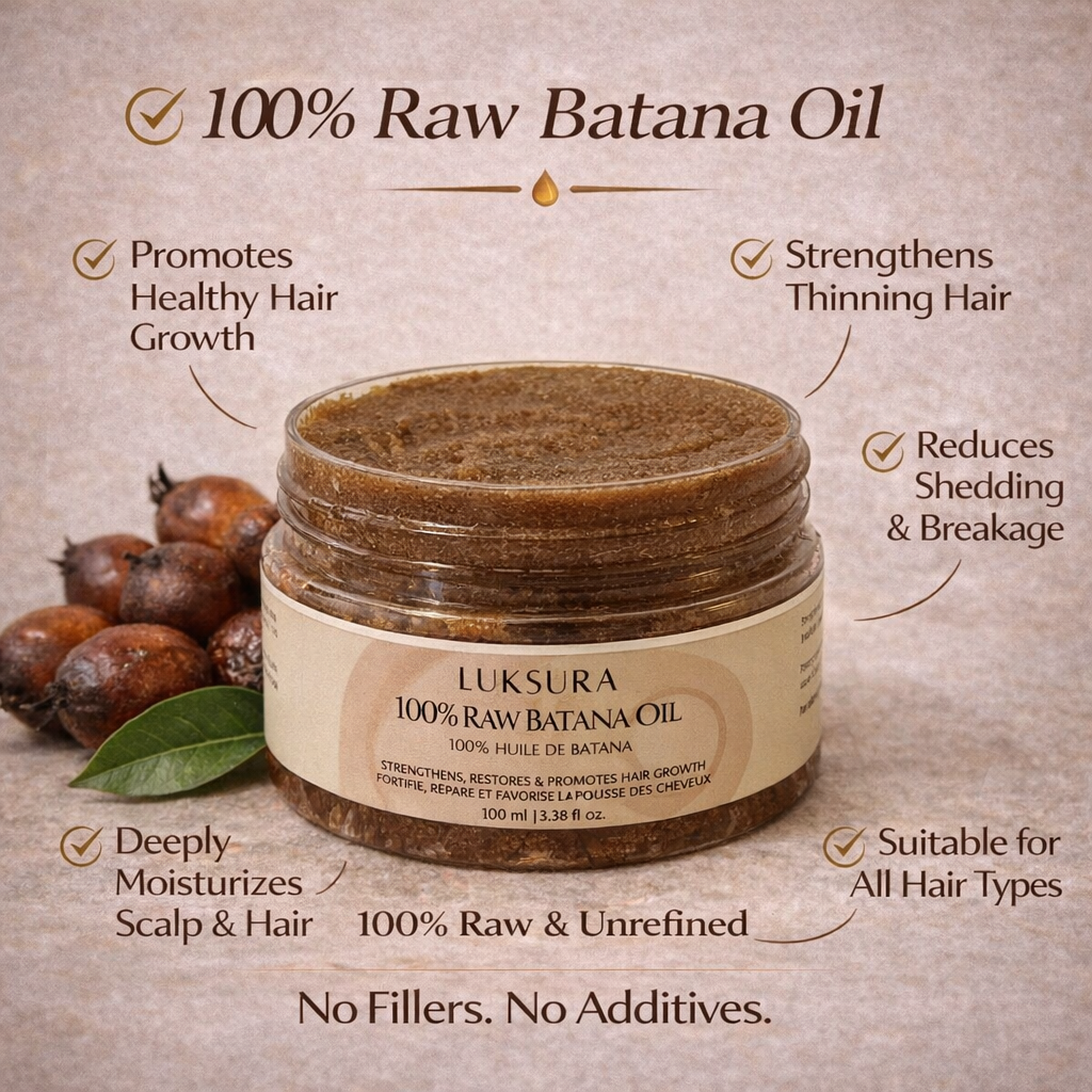 100% Raw Batana Oil for Hair Growth and Scalp Health