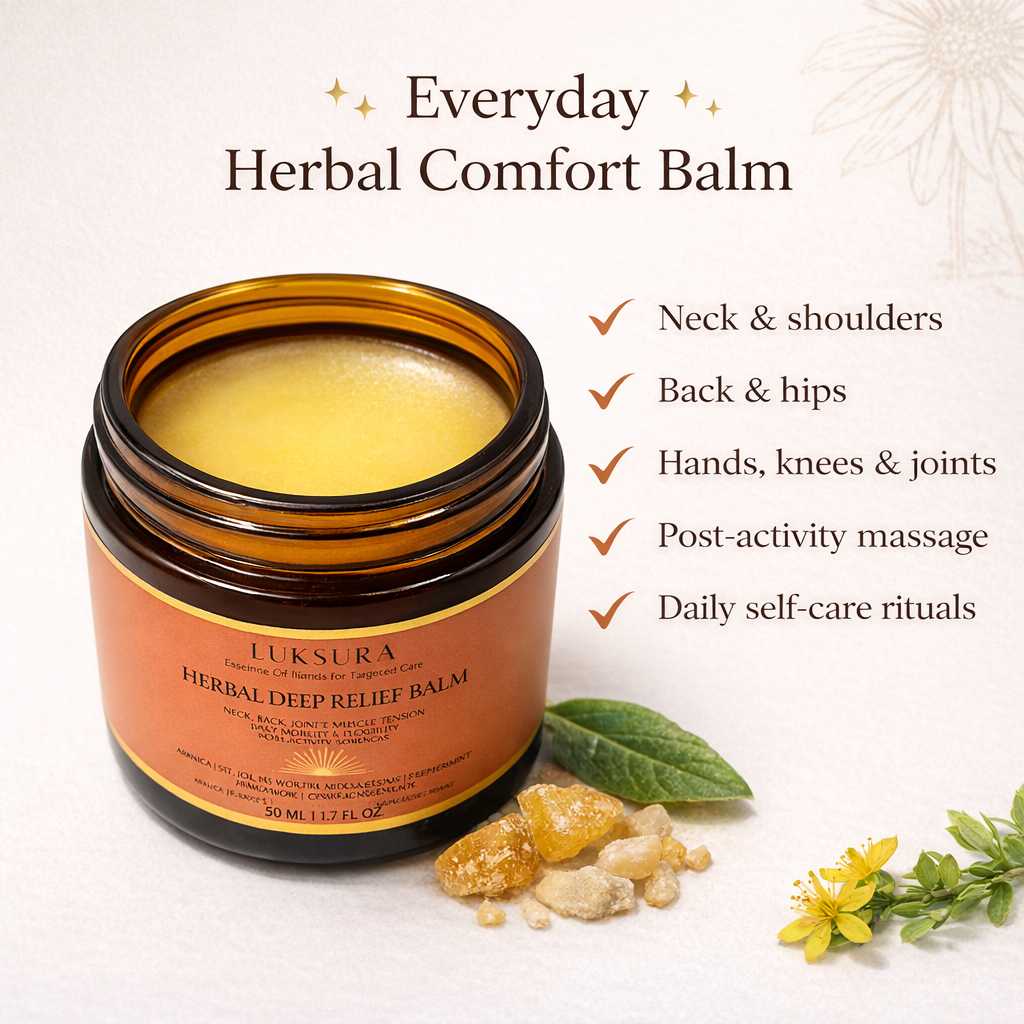 Deep Relief Herbal Balm – Soothing Botanical Balm for Muscles & Joints