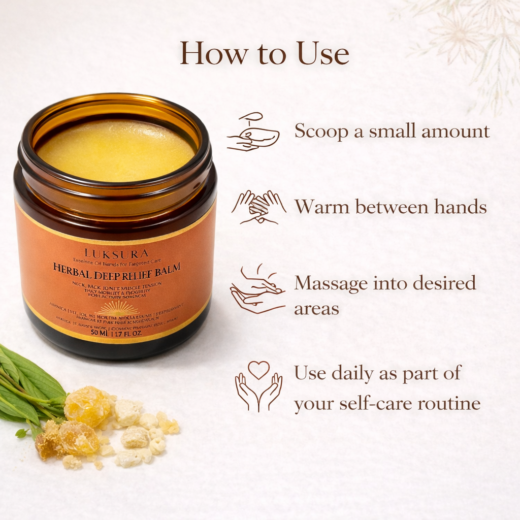 Deep Relief Herbal Balm – Soothing Botanical Balm for Muscles & Joints