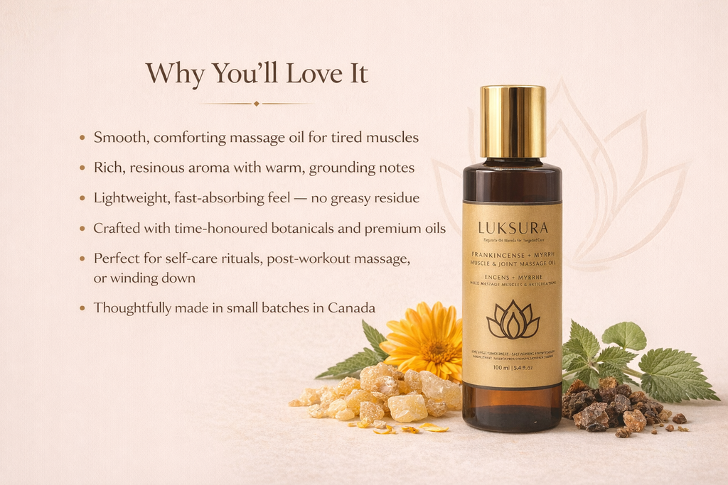 Frankincense + Myrrh Muscle & Joint Massage Oil