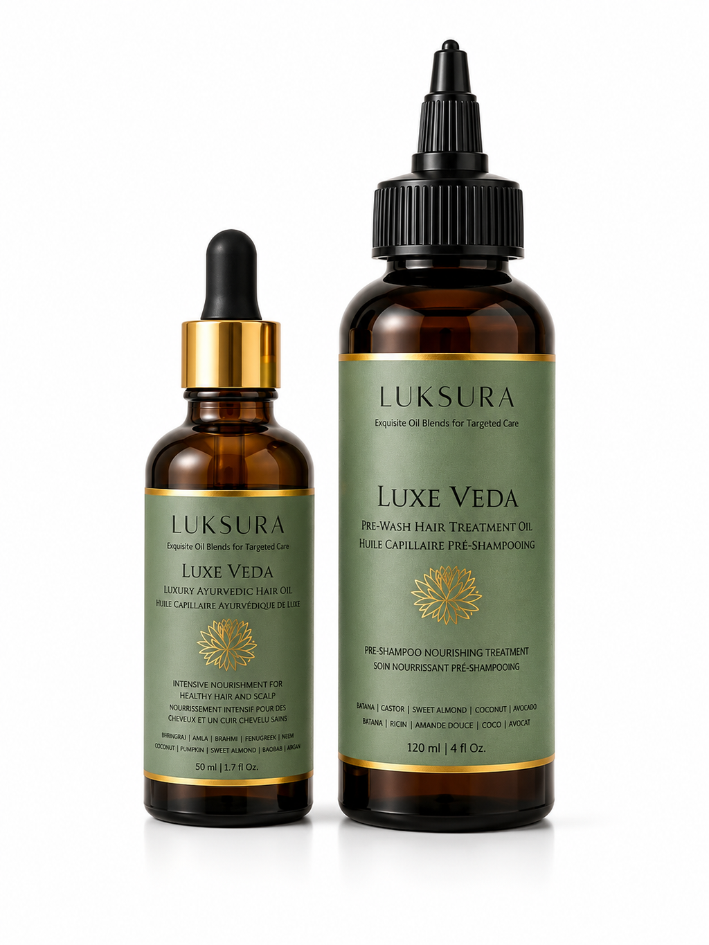Luxe Veda Ayurvedic Hair Ritual Duo