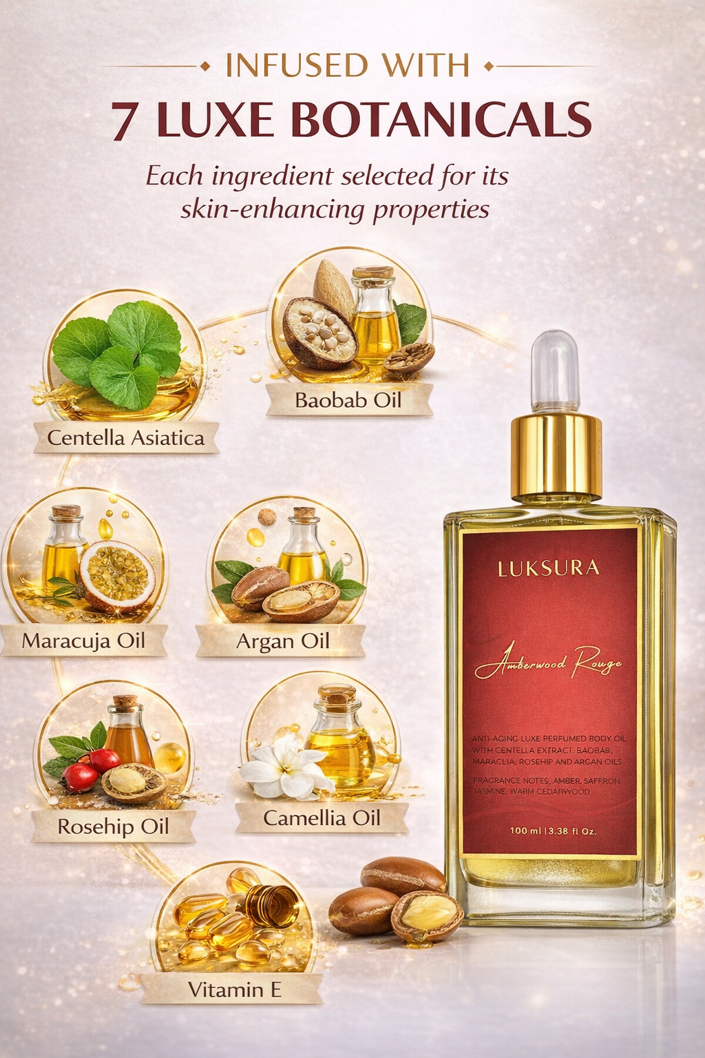 Amberwood Rouge Anti-Aging Body Oil