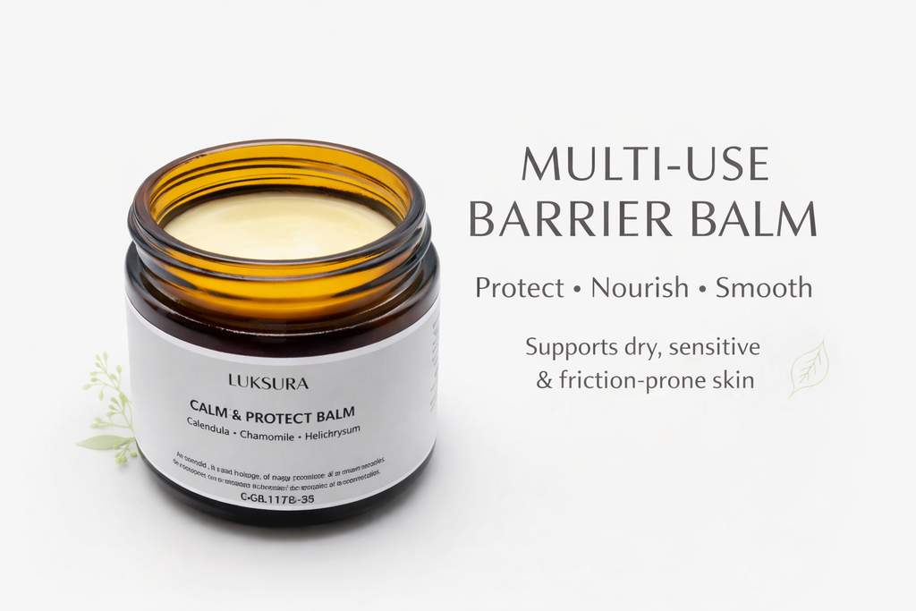 Calm and Protect Zinc Balm – Triple Flower Infusion for Hidradenitis Suppurativa-Soothing, Protection & Skin Repair