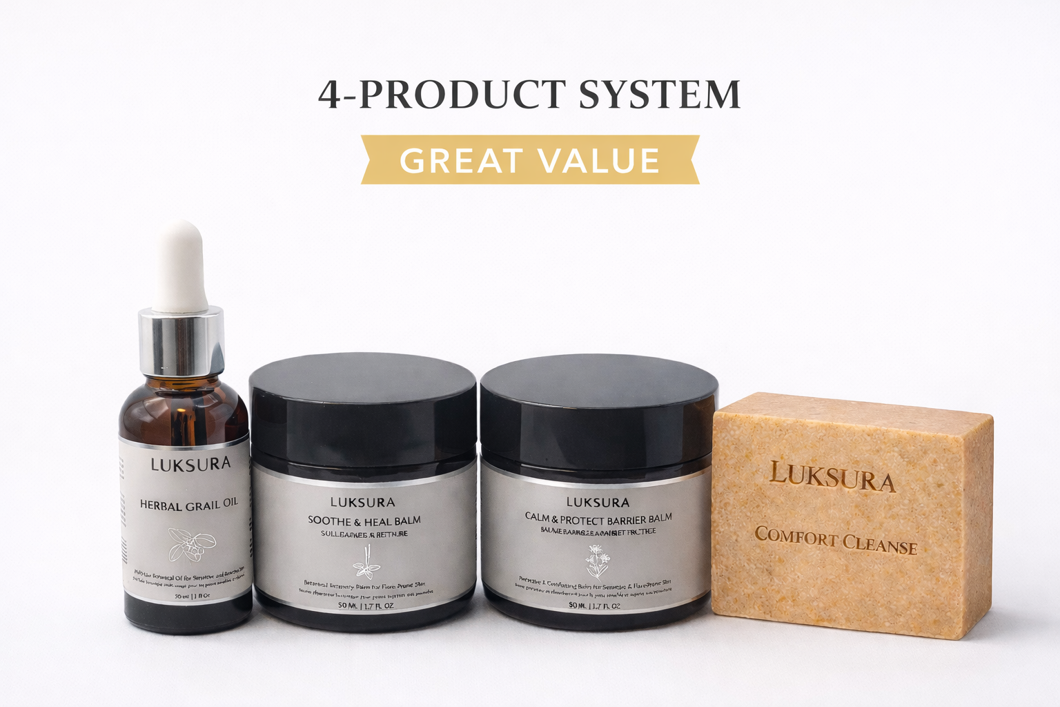 Complete Hidradenitis Suppurativa Care Ritual Cleanse • Soothe • Protect • Support