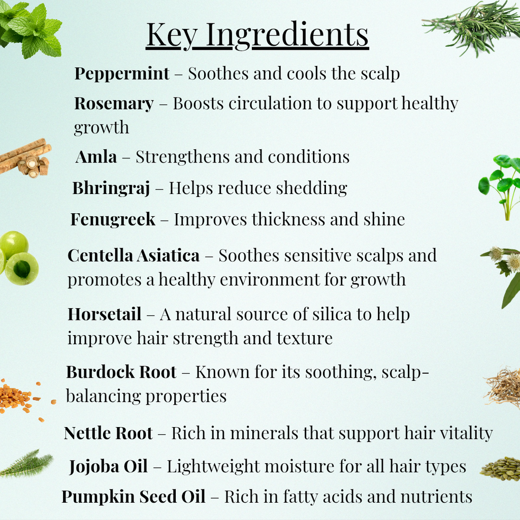 Luksura Rosemary Mint Strengthening Hair & Scalp Oil