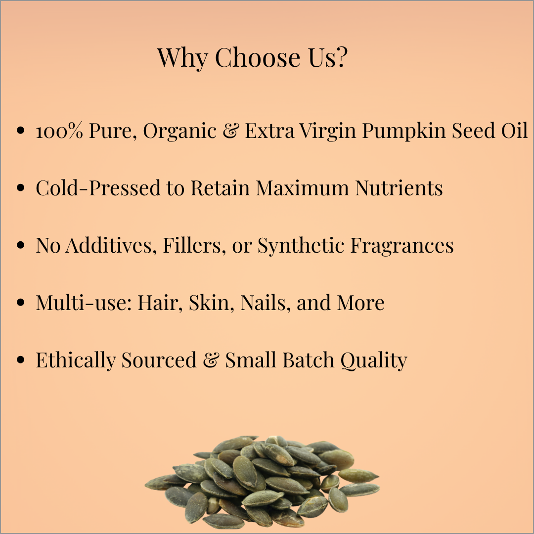 100% Organic Pumpkin Seed Oil