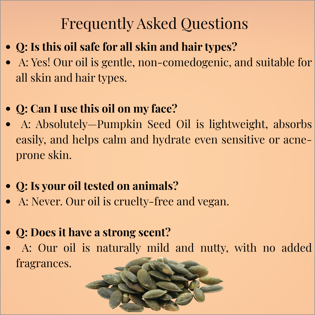 100% Organic Pumpkin Seed Oil