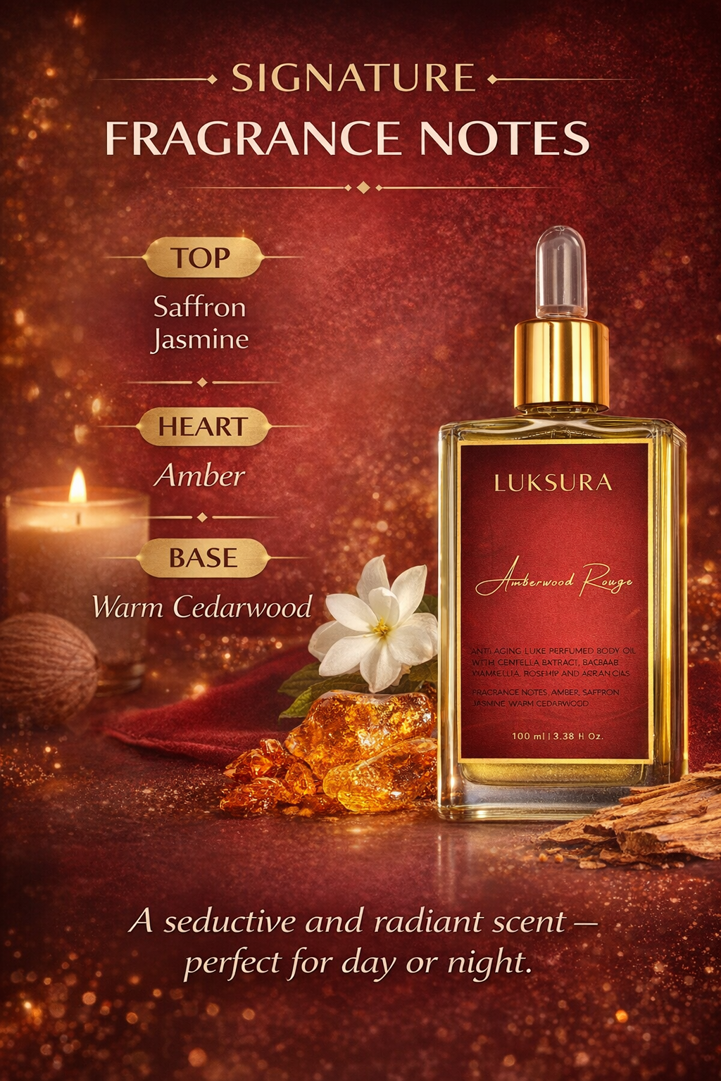 Amberwood Rouge Anti-Aging Body Oil