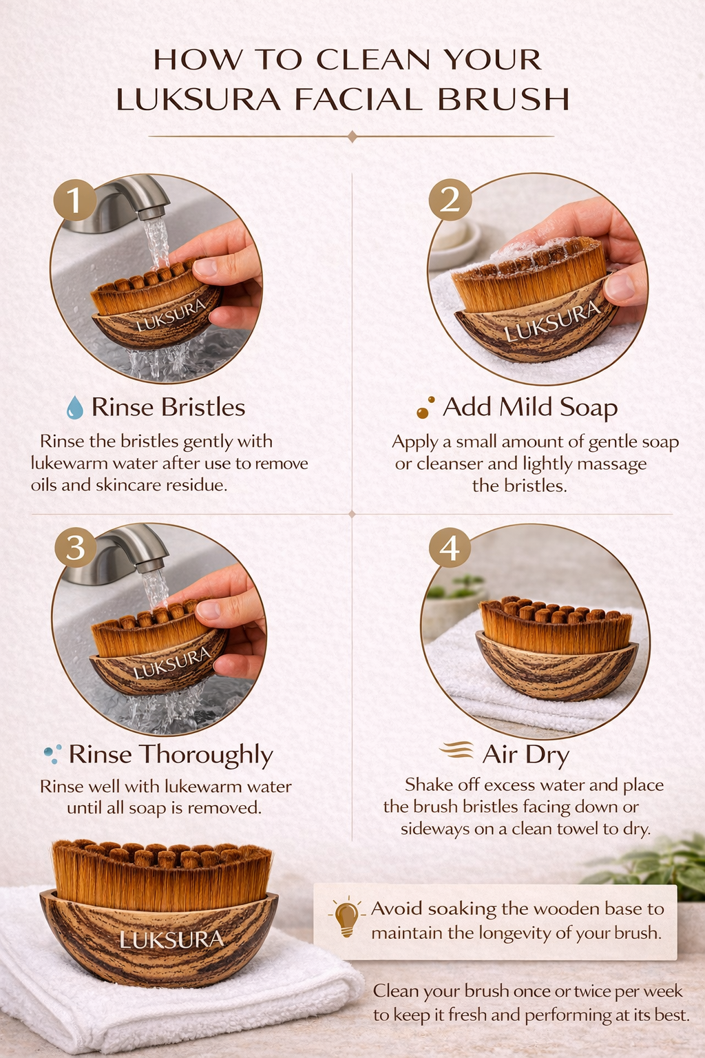 2-Piece Lymphatic Drainage Contour Facial Brush Set – Sculpt, Lift & Depuff